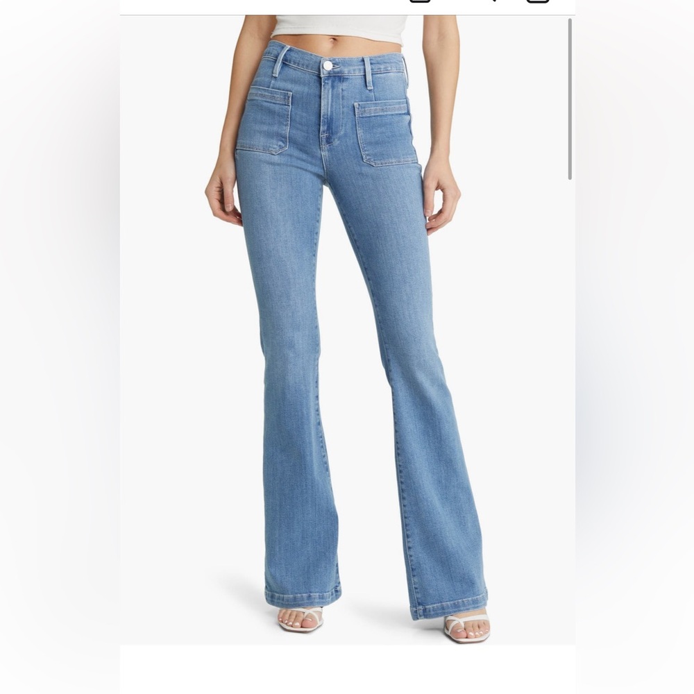Frame Le Bardot Jonah Flare Jeans